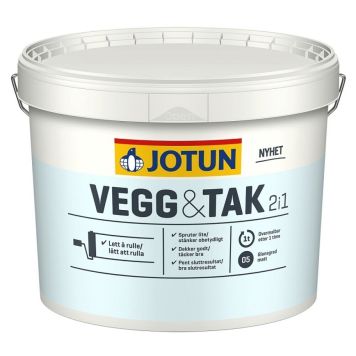 JOTUN VÄGG&TAK VIT/A-BAS 2,7 L.