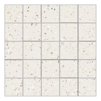 MOSAIK SHELLSTONE WHITE 5X5CM 0,44M²