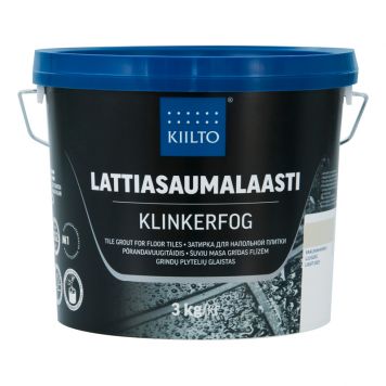 KLINKERFOG KIILTO NR 240 GRÅ 3 KG