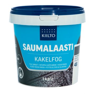 KAKELFOG KIILTO 48 KOLGRÅ 1 KG