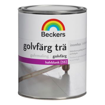 GOLVFÄRG TRÄ BECKERS VIT 1L