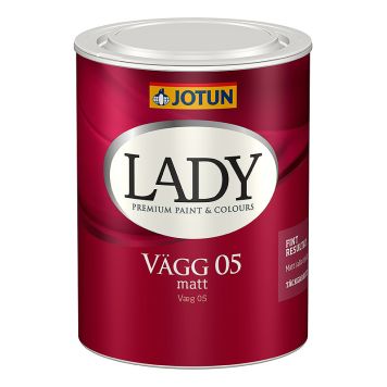 VÄGGFÄRG JOTUN LADY 05 VIT BAS 2,7L 