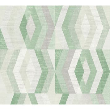 TAPET A.S CREATION GEO NORDIC GRAPHIC GREEN 37533-5