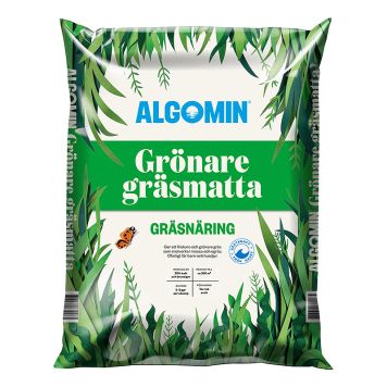 GRÄSNÄRING ALGOMIN GRÖNARE GRÄSMATTA 350M² 6,5KG