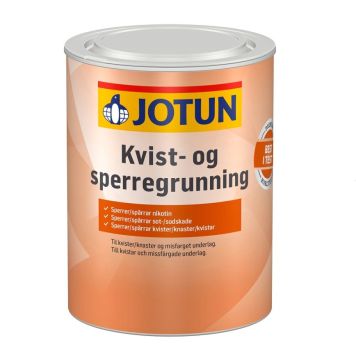 KVIST- & SPÄRRGRUND JOTUN VIT 0,68L