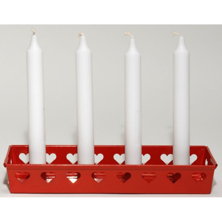 ADVENTSLJUSSTAKE METALL 28CM RÖD | BAUHAUS