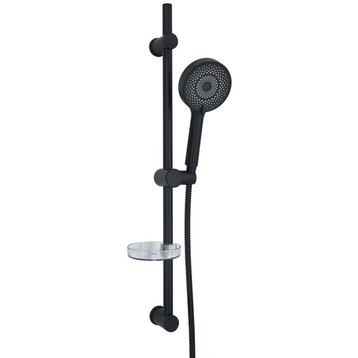 DUSCHSET EUROFLUX SVART | BAUHAUS