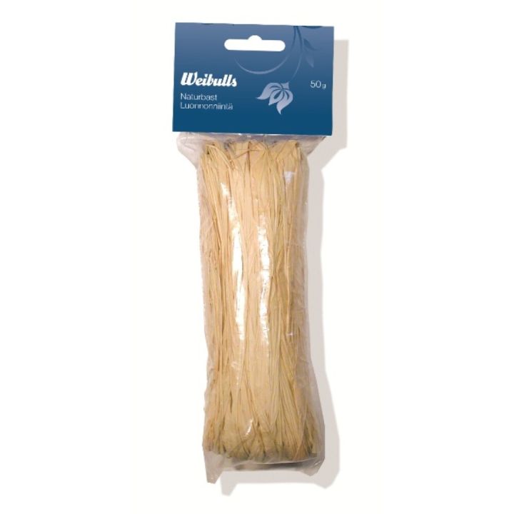 HEYDA Naturbast Gefärbt Rosa – 50 G, Länge 30 M, Zum Basteln Und Dekorieren