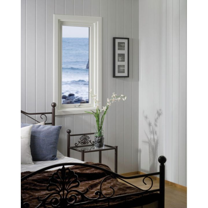 VÄGGPANEL HUNTONIT SKYGGE VIT 11X620X2390 MM | BAUHAUS