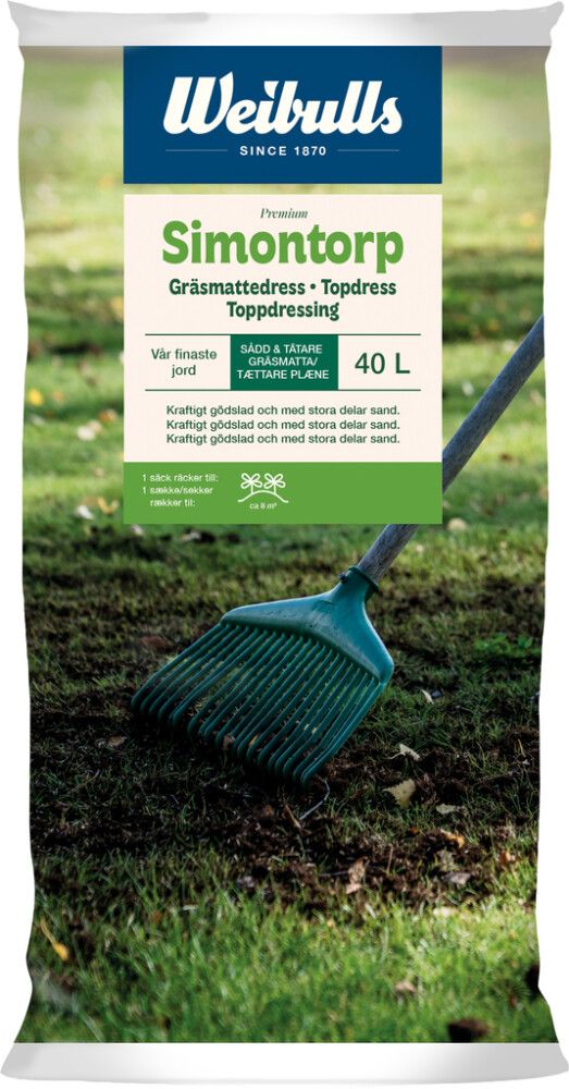 Simontorp Rausing TOPPDRESS WEIBULLS SIMONTORP 40L HELPALL 39ST | BAUHAUS