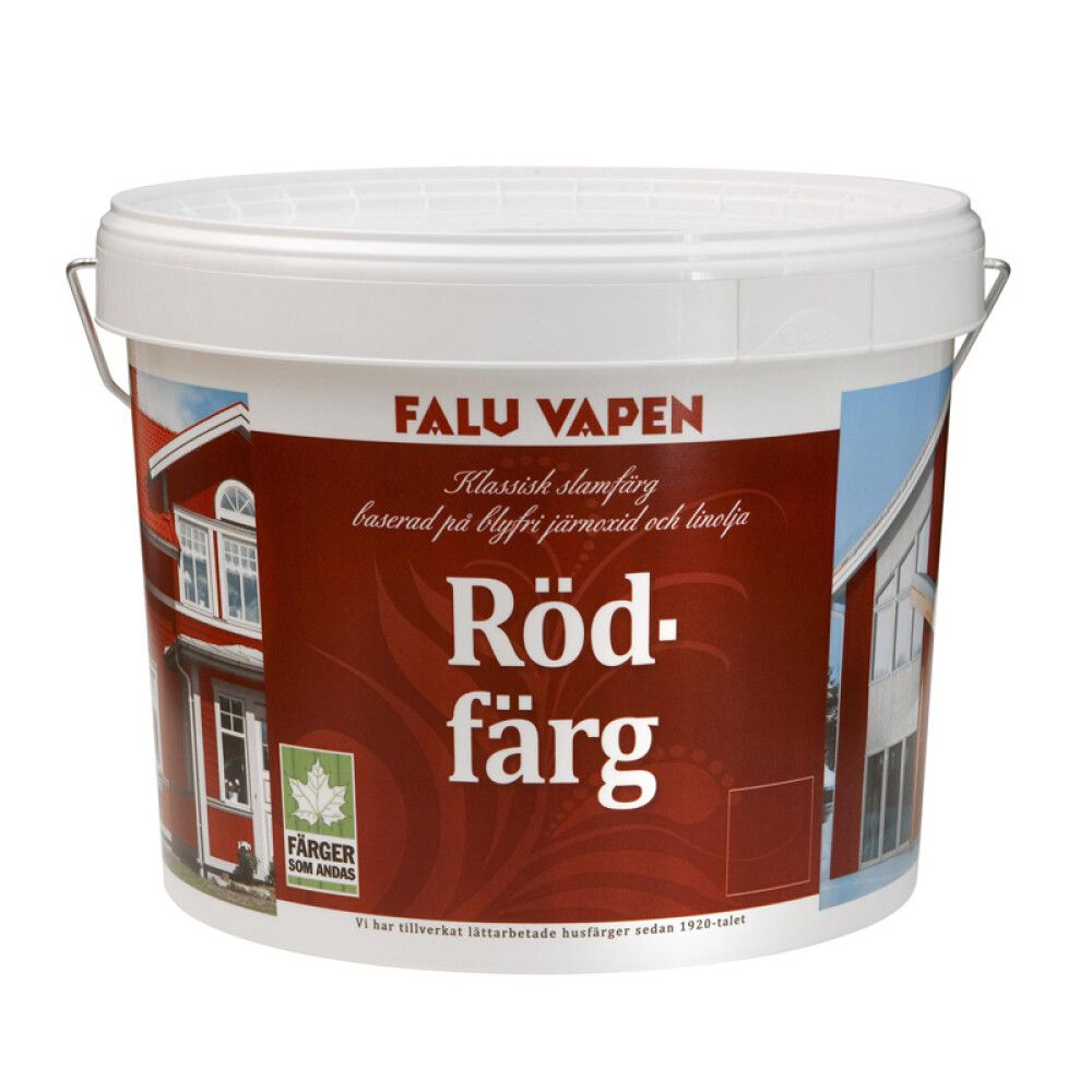 SLAMFÄRG FALU VAPEN RÖD 10L | BAUHAUS