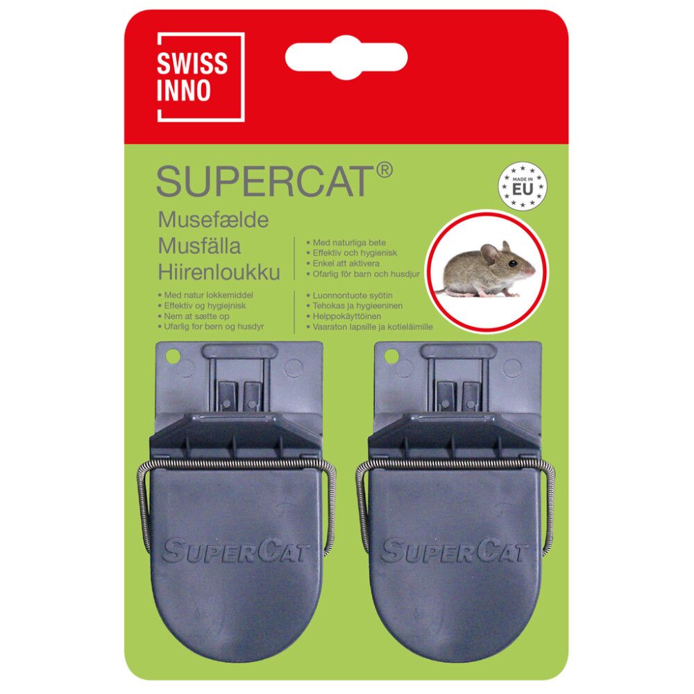 MUSFÄLLA SWISSINNO SUPERCAT 2 ST/FP BAUHAUS
