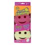 RENGÖRINGSSVAMP SCRUB DADDY MOMMY TWIN ROSA 2-PACK