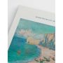 POSTER POSTERY THE BEACH AND THE FALAISE D'AMONT BY CLAUDE MONET 50x70CM