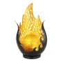 SOLCELLSLAMPA GLOBO GOLD FLAME METALL