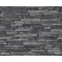 TAPET A.S CREATION BEST OF WOOD&STONE 2 STONE BLACK 91422-4