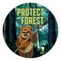 FOTOTAPET KOMAR DOT STAR WARS PROTECT THE FOREST 125CM