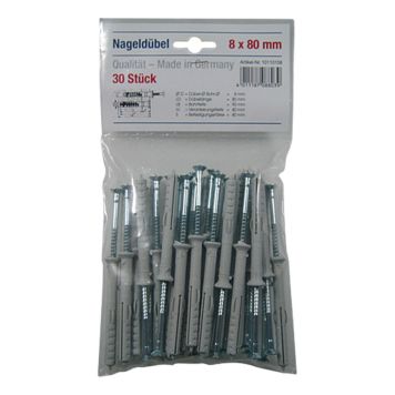 SPIKPLUGG 8X80MM 30ST/FP