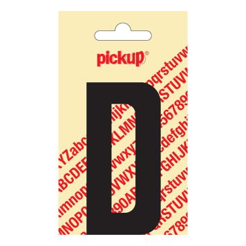 BOKSTAV D PICKUP SVART 90MM SJÄLVHÄFTANDE