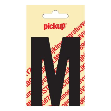BOKSTAV M PICKUP SVART 90MM SJÄLVHÄFTANDE
