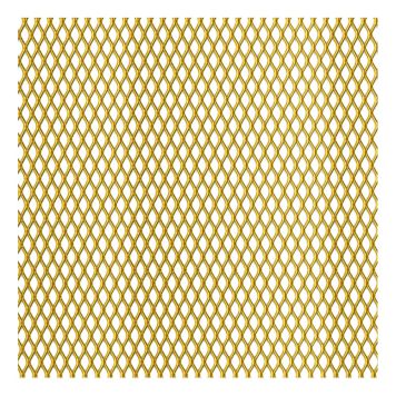 STRÄCKMETALL ALUMINIUM GULDELO 1000X300X1,6MM