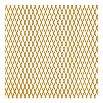 STRÄCKMETALL ALUMINIUM GULDELO 500X250X1,6MM