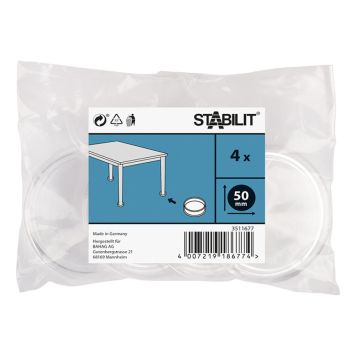 MÖBELSKÅL STABILIT KLAR 50MM 4ST