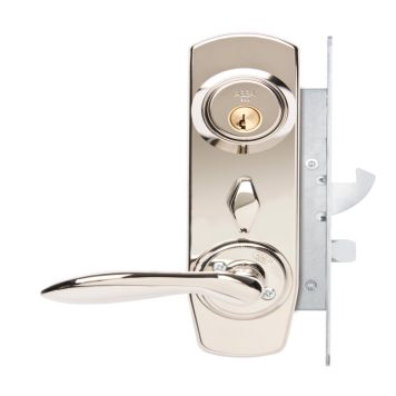 LÅSSATS ASSA ABLOY ENTRÉ D12-K1 NICKEL