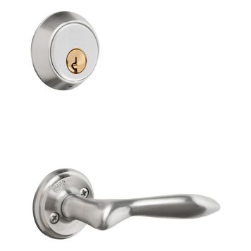 LÅSSATS ASSA ABLOY ENTRÉ D12-S1 MATT KROM UTAN LÅSHUS