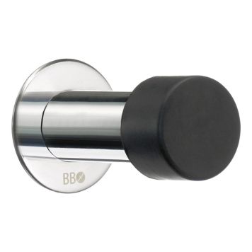 DÖRRSTOPP BESLAGSBODEN 75MM POLERAT STÅL