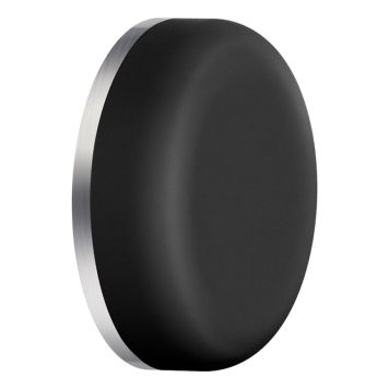 DÖRRSTOPP BESLAGSBODEN FÖR VÄGG 38MM SVART