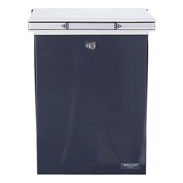 POSTLÅDA BERGLUND SL98 SVART/GRÅ