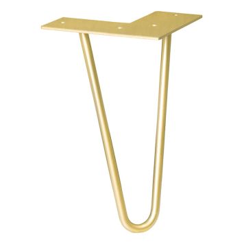 BORDSBEN WAGNER HAIRPIN GULD 200MM