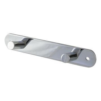 HANDDUKSHÄNGARE BEEM MED 2-KROKAR KROM 