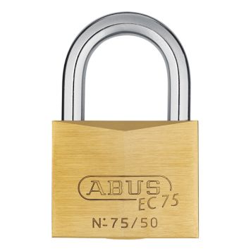 HÄNGLÅS ABUS 75/50 EC KLASS1 MÄSSING