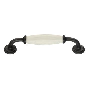 HANDTAG BESLAGSBODEN BB6291 128MM SVART/VIT