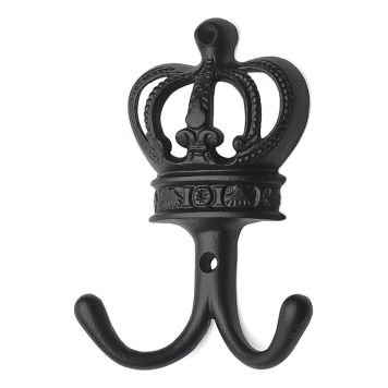VÄGGKROK HABO BLACK EDITION CROWN SMIDE SVART