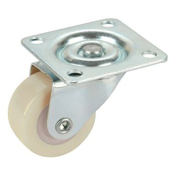 LÄNKHJUL PLATTA 30MM VIT