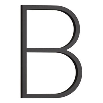 HUSBOKSTAV HABO CONTEMPORARY B SVART 120MM