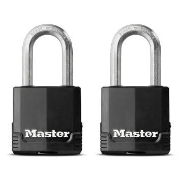 HÄNGLÅS MASTERLOCK M115EURTLF STÅL 2 ST