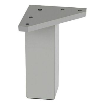 MÖBELBEN 40X40X100MM ALUMINIUM 4ST/FP