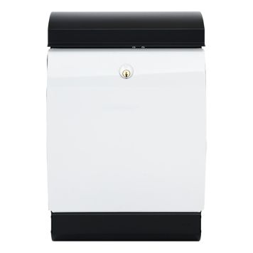 POSTLÅDA MEFA PENGUIN 303 SVART/VIT