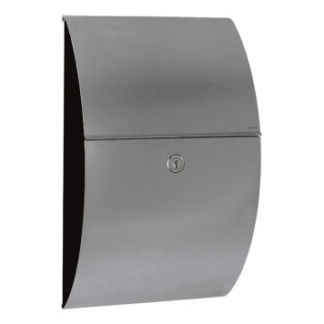 POSTLÅDA MEFA JOURNAL 632 SVART/ROSTFRITT