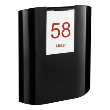 POSTLÅDA MEFA U.F.O 650 SVART