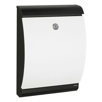 POSTLÅDA MEFA PUFFIN 300 SVART/VIT