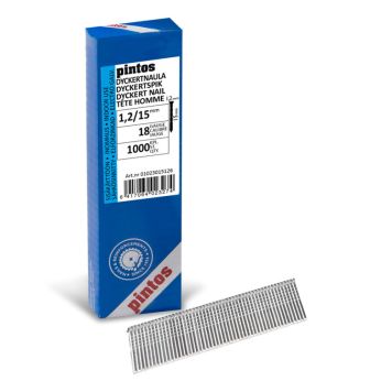 DYCKERT PINTOS BANDAD 1,2X15MM ELFZ 1000ST/FP