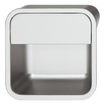 SKÅLHANDTAG 52X52MM GRÅ