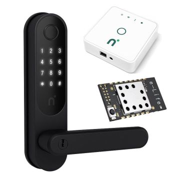 LÅSSATS NIMLY TOUCH PRO SVART INKL GATEWAY+MODUL