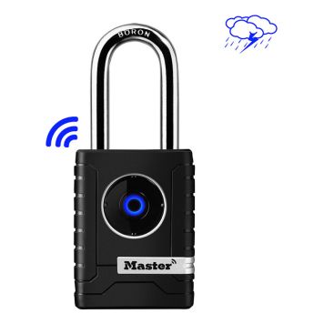 HÄNGLÅS MASTERLOCK 4401EURLHEC BLUETOOTH SVART 56 MM