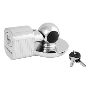 SLÄPVAGNSLÅS 377EURDAT MASTERLOCK SILVER